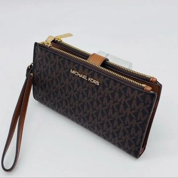 Michael Kors Large Double Zip Wallet Wristlet - Picture 4 of 11